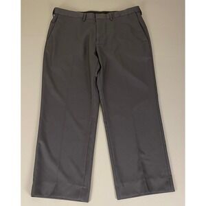Haggar Straight Fit Dress Pants Men's Size 38x29 Dark Gray Work‎ Career Formal